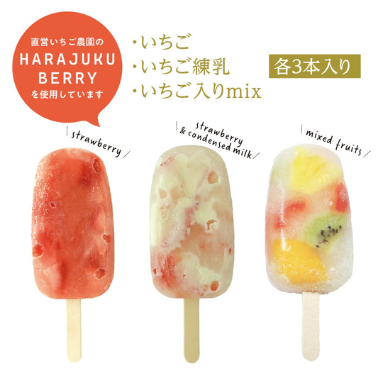 果物屋さんのアイスキャンディ（9本セット）