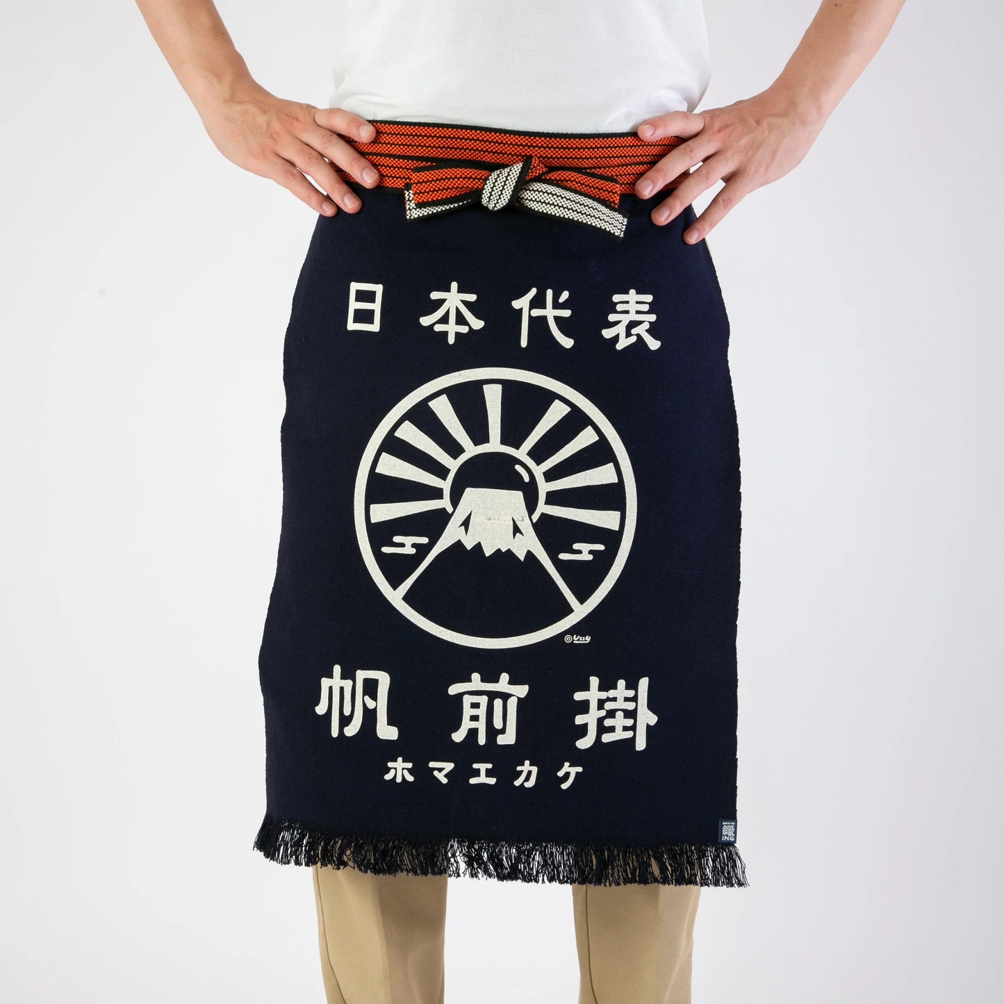 定番2号生地 縁起紋　富士山