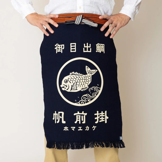 定番2号生地 縁起紋　鯛